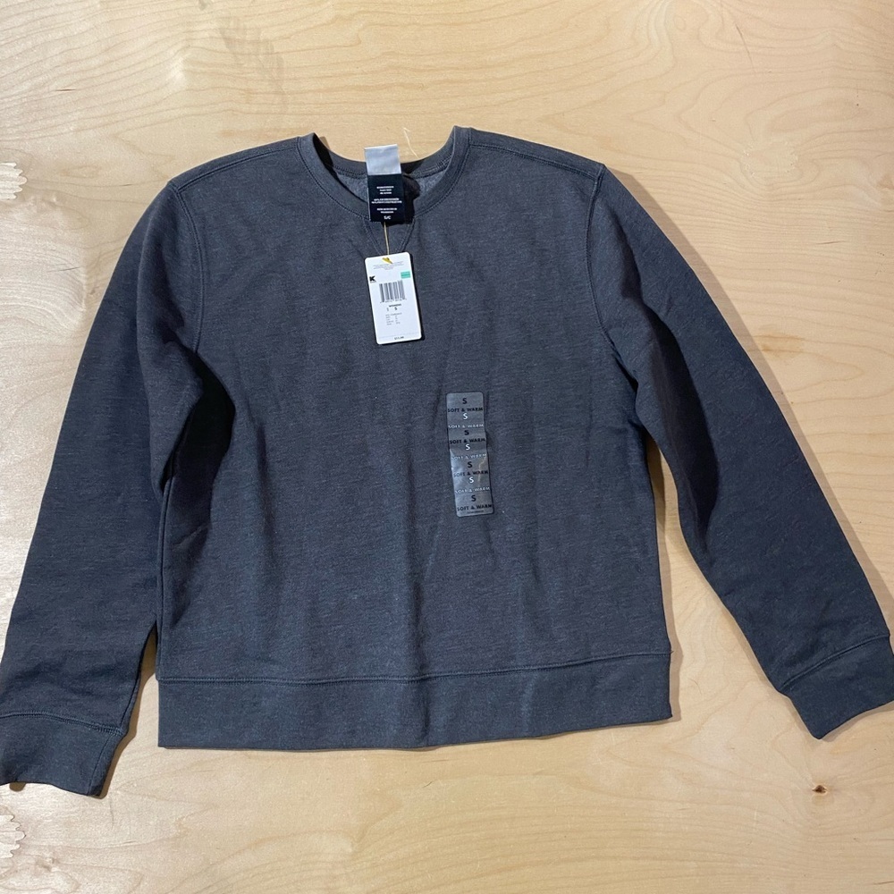 Everlast WoMen's Charcoal Crewneck Sweat Shirt Small (QD)